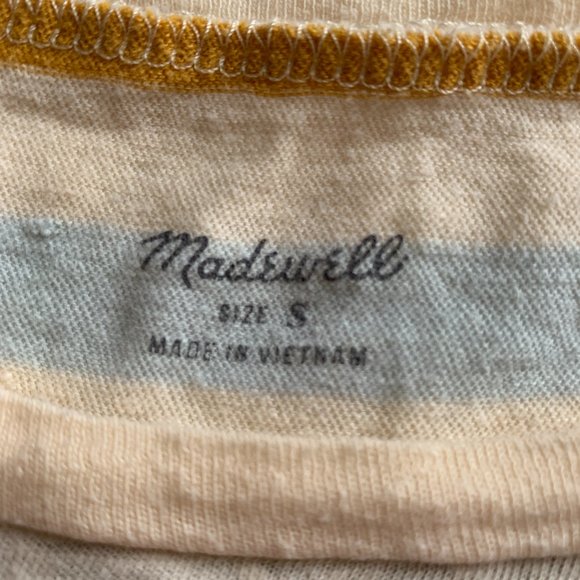 Madewell Lo-Fi Shrunken Striped Tee - Picture 2 of 4